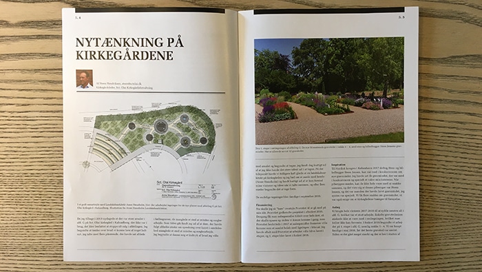 Tidskriftet Kirkegården, foto Tidskriftet Kirkegården, foto